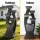 Gardeon 5-Tier Solar Fountain Water Feature, Indoor/Outdoor, Polyresin, 103cm High, LED Lighting, Adjustable Flow
