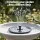 Gardeon Solar Fountain Pump Bird Bath Water Feature 17cm 165L/h 2.5W 7V Nine Spray Heads Black