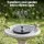Gardeon Solar Fountain Pump for Bird Bath 17.4cm 165L/h 2.5W Nine Spray Heads LED Lights Black