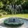 Gardeon 31cm Solar Fountain Pump Bird Bath Floating Lotus Water Feature with Remote and LED Lights Green