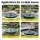 Gardeon 31cm Solar Fountain Pump Bird Bath Floating Lotus Water Feature with Remote and LED Lights Green