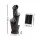 Gardeon Solar Fountain 3-Tier Cascading Water Feature with LED Lights, 80CM Grey, Polyresin, Indoor/Outdoor Use