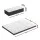 Giselle Bedding Foldable Double Mattress 3-Fold Bamboo Foam 190x137cm Breathable Air Mesh, Washable Cover