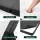Giselle Bedding Foldable Double Mattress 3-Fold Bamboo Foam 190x137cm Breathable Air Mesh, Washable Cover