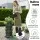 Green Fingers 5-Tier Vertical Garden Planter with Wheels and Auto Drainage System Black Raised Garden Bed