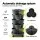 Green Fingers 5-Tier Vertical Garden Planter with Wheels and Auto Drainage System Black Raised Garden Bed