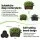 Green Fingers 5-Tier Vertical Garden Planter with Wheels and Auto Drainage System Black Raised Garden Bed