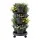 Green Fingers 5-Tier Vertical Garden Planter with Wheels and Auto Drainage System Black Raised Garden Bed