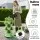 Green Fingers 5-Tier Vertical Garden Planter with Wheels and Auto Drainage System Light Green Indoor Outdoor