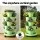 Green Fingers 5-Tier Vertical Garden Planter with Wheels and Auto Drainage System Light Green Indoor Outdoor