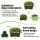 Green Fingers 5-Tier Vertical Garden Planter with Wheels and Auto Drainage System Light Green Indoor Outdoor
