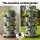 Green Fingers 5-Tier Vertical Garden Planter with Wheels and Auto Drainage System Grey Indoor Outdoor