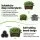 Green Fingers 5-Tier Vertical Garden Planter with Wheels and Auto Drainage System Grey Indoor Outdoor