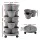 Green Fingers 5-Tier Vertical Garden Planter with Wheels and Auto Drainage System Grey Indoor Outdoor