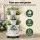 Green Fingers 5 Tier Vertical Garden Planter with Wheels White Auto Drainage Stackable Indoor Outdoor