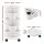 Green Fingers 5 Tier Vertical Garden Planter with Wheels White Auto Drainage Stackable Indoor Outdoor