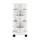 Green Fingers 5 Tier Vertical Garden Planter with Wheels White Auto Drainage Stackable Indoor Outdoor