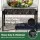 Green Fingers Elevated Metal Garden Bed Kit with Mini Greenhouse Cover, 116x60cm, Rustproof Galvanised Steel, Trellis