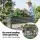 Green Fingers Mobile Raised Garden Bed 115cm with Wheels and Storage Shelf Monument Charcoal