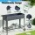Green Fingers 100x40x80cm Raised Garden Bed - Galvanised Steel, Mobile with Wheels, Storage Shelf for Herbs & Vegetables