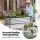 Green Fingers Mobile Raised Garden Bed 81cm with Wheels and Storage Shelf Silver