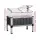 Green Fingers Raised Garden Bed x2 Set 80x49x74cm Galvanised Steel Planter Box with Aluminium Frame and Roof