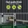 Green Fingers Raised Garden Bed x2 Set 80x49x74cm Galvanised Steel Planter Box with Aluminium Frame and Roof