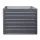 Green Fingers 2x Galvanised Steel Raised Garden Bed 100x100x77cm | Rustproof, Durable Planter Box with Rounded Edges