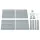Green Fingers 2x Galvanised Steel Raised Garden Bed 100x100x77cm | Rustproof, Durable Planter Box with Rounded Edges