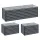 Green Fingers Galvanised Garden Bed 320x80x77cm - Durable, Rustproof Planter Box for Herbs, Vegetables & Flowers