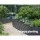 Green Fingers 2x Raised Garden Beds 240x80x42cm Oval Galvanised Steel Planter Boxes, Rustproof, Aluminium Grey