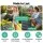 Green Fingers Galvanised Raised Garden Bed 320x80x42cm - Durable SGCC Steel Oval Planter with Safe Rounded Edges