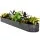 Green Fingers Galvanised Raised Garden Bed 320x80x42cm - Durable SGCC Steel Oval Planter with Safe Rounded Edges