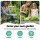 2x Green Fingers 320x80x56cm Oval Raised Garden Beds, Galvanised Steel Planter Boxes, Rustproof, Aluminium Grey