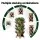 Green Fingers 5-Tier Stackable Vertical Garden Bed – Tan, 35x35x75cm, Movable Casters, Auto Drainage, Indoor/Outdoor
