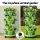 Green Fingers 5 Tier Vertical Garden Bed - Light Green, Stackable, with Drainage & Movable Casters for Urban Gardening