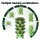 Green Fingers 5 Tier Vertical Garden Bed - Light Green, Stackable, with Drainage & Movable Casters for Urban Gardening