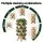 Green Fingers 5-Tier Vertical Garden Bed, Beige - Stackable Planters with Automatic Drainage, 35x35x75cm, Mobile Casters