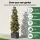 Green Fingers Self Watering Planter with Trellis Adjustable 4 Layer 140cm Modular Tomato Tower Grey 1 Pack