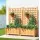 Green Fingers 2X Fir Wood Garden Bed 64x35x115cm with Trellis | Raised Planter Box for Vegetables & Flowers
