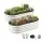Green Fingers Raised Garden Bed 2 Pack Galvanised Planter Boxes 120x60x30cm Cream Rust Resistant 2-Pk