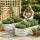 Green Fingers Raised Garden Bed 2 Pack Galvanised Planter Boxes 120x60x30cm Cream Rust Resistant 2-Pk