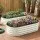 Green Fingers Raised Garden Bed 2 Pack Galvanised Planter Boxes 120x60x30cm Cream Rust Resistant 2-Pk