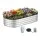 Green Fingers Raised Garden Bed Galvanised Oval Metal Planter 150x70x30cm Large Silver Outdoor Bed (0.5mm)