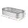 Green Fingers Raised Garden Bed Galvanised Oval Metal Planter 150x70x30cm Large Silver Outdoor Bed (0.5mm)
