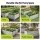 Green Fingers 2-in-1 Modular Galvanised Raised Garden Bed 240x80x60cm Rust Resistant Large Planter Box