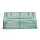 Green Fingers 3 in 1 Galvanised Raised Garden Bed with Greenhouse 180 x 80 x 30cm Green and Silver