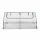 Green Fingers 3 in 1 Galvanised Raised Garden Bed with Greenhouse Kit 180 x 80 x 30cm White & Silver