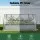 Green Fingers 3 in 1 Galvanised Raised Garden Bed with Greenhouse Kit 180 x 80 x 30cm White & Silver