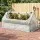 Green Fingers 3 in 1 Galvanised Raised Garden Bed with Greenhouse Kit 180 x 80 x 30cm White & Silver